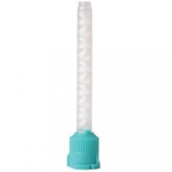 Dental Impression Mixing Tips for Heavy Body (6.5mm, Teal) - 48 pcs